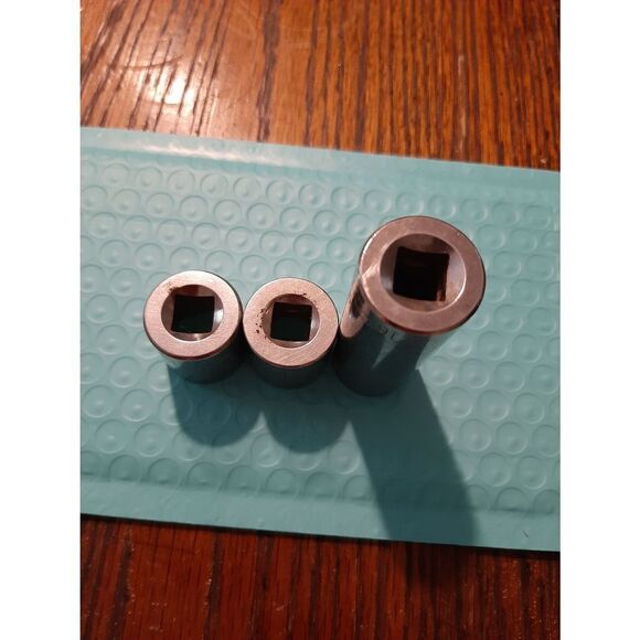 Vintage Craftsman Lot 3 11/16" 6 and 12 Point Shallow Deep Well Sockets Tools - Picture 4 of 4